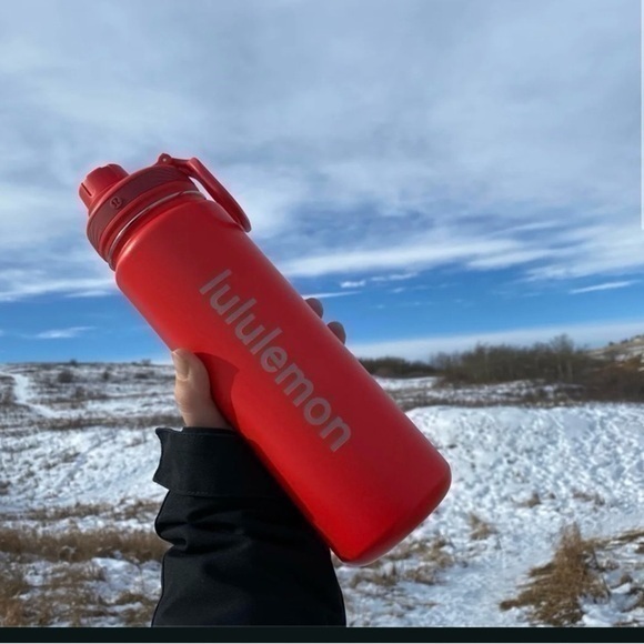 Lululemon Back to Life SteelWater Bottle Watermelon Red/Soft Cranberry…
